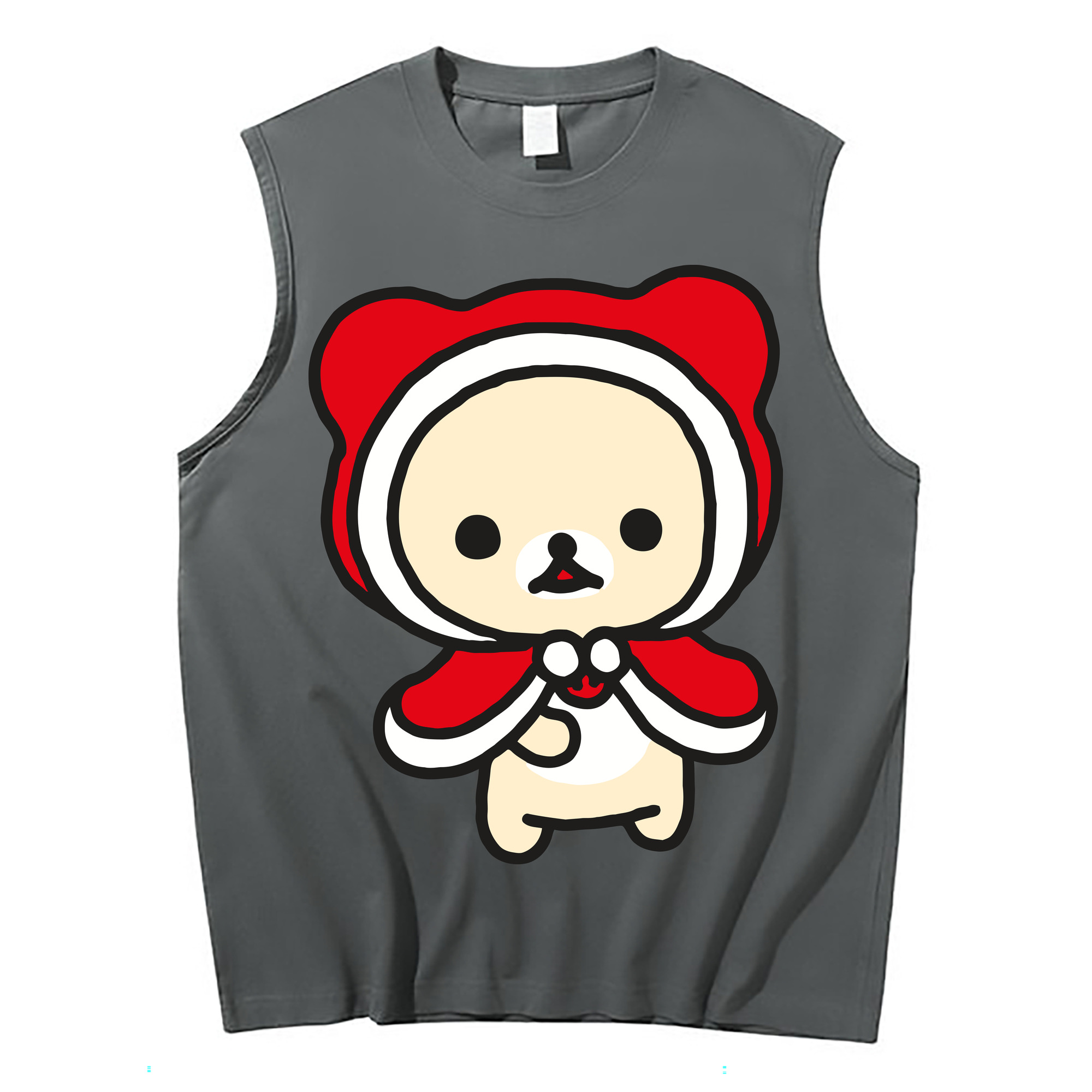 （画像用） リラックマ リラックマ キイロイトリ Rilakkuma Korilakkuma Kiiroitori コットン100％タンクトップ（フロントプリント）